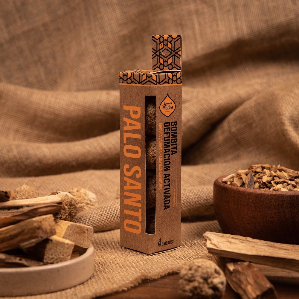 Bombita defumación activada limpieza y protección - Palo Santo - Purificación, Renueva tu Energía y Protege tu Espacio