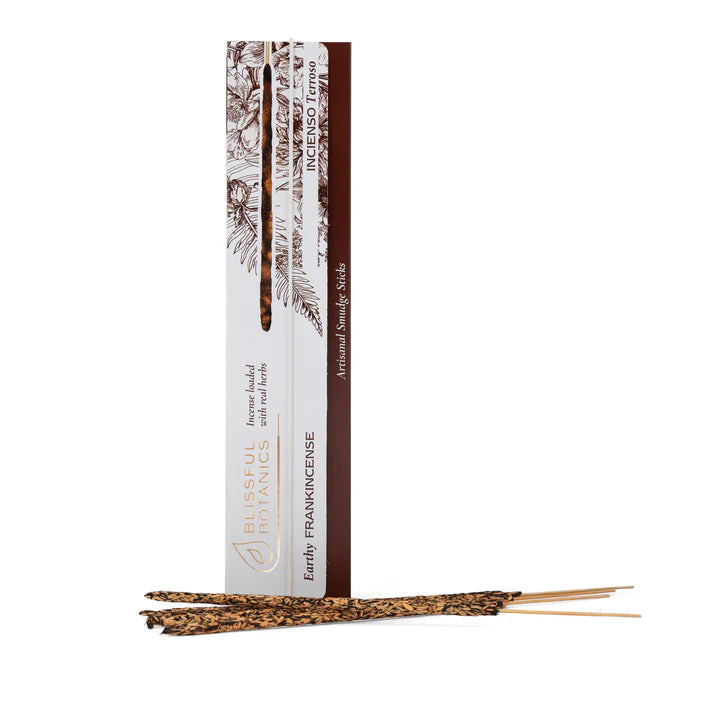 🌿 Incienso Natural de Incienso Terroso – Blissful Botanics 🌍🔥