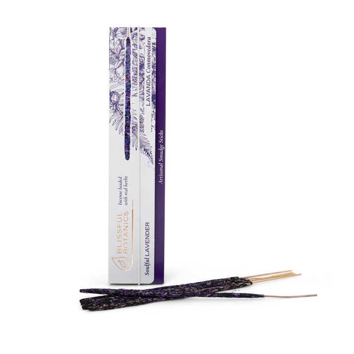 💜 Incienso Natural de Lavanda Conmovedora – Blissful Botanics 🌿🕊️