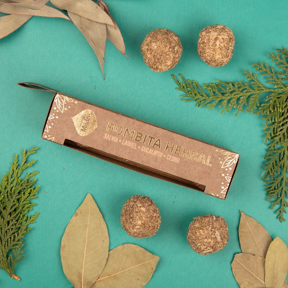 Bombita Defumación Activada Herbal Purificar