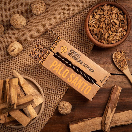 Bombita defumación activada limpieza y protección - Palo Santo -  Purificación, Renueva tu Energía y Protege tu Espacio