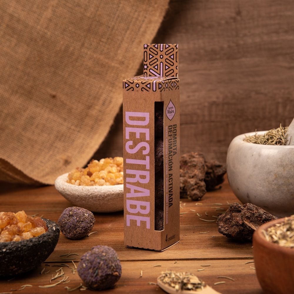 Bombita de Defumación Activada x 4 Destrabe – Benjuí y Almizcle