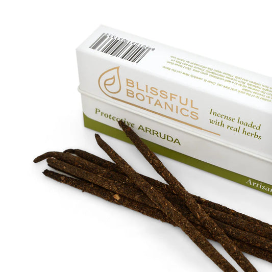 🌿 Incienso Natural de Ruda Protectora – Blissful Botanics ✨🛡️