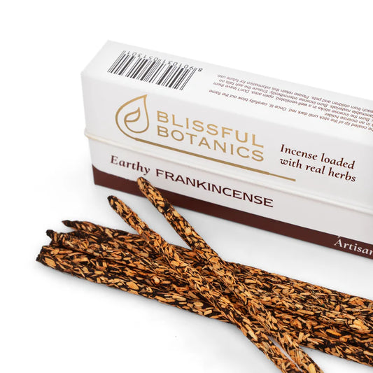 🌿 Incienso Natural de Incienso Terroso – Blissful Botanics 🌍🔥