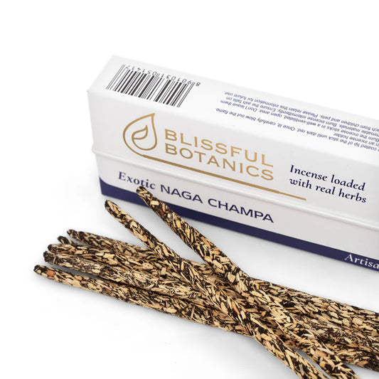 🌺 Incienso Natural de Nag Champa Exótico – Blissful Botanics 🔥