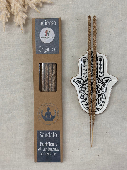 🌿 Incienso de Sándalo Orgánico